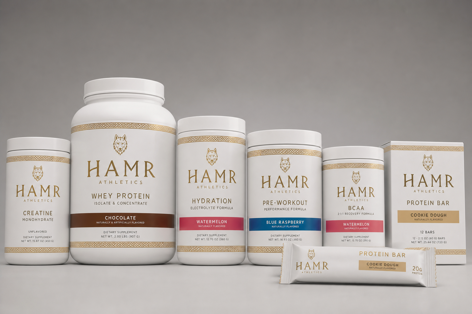 Hamr Athletics Arctic Hamr supplement lineup